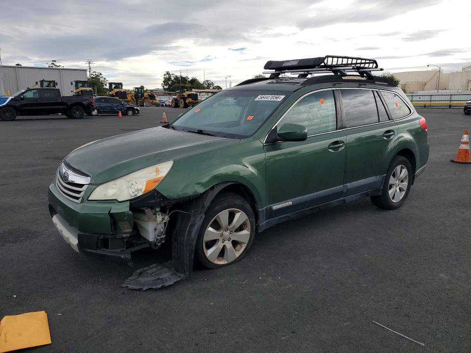 2011 Subaru Outback VIN 4S4BRBLC3B3416234 COPART salvage auction — FRONT END, CA - SALVAGE CERTIFICATE, sold $700 on 2026-07-29 (photo 1)