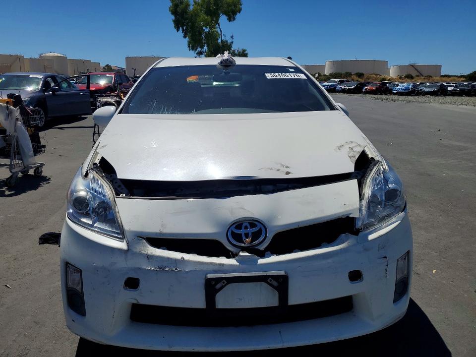 2011 Toyota Prius VIN JTDKN3DUXB5361573 COPART salvage auction — FRONT END, CA - SALVAGE CERTIFICATE, sold $1,000 on 2026-07-27 (photo 5)