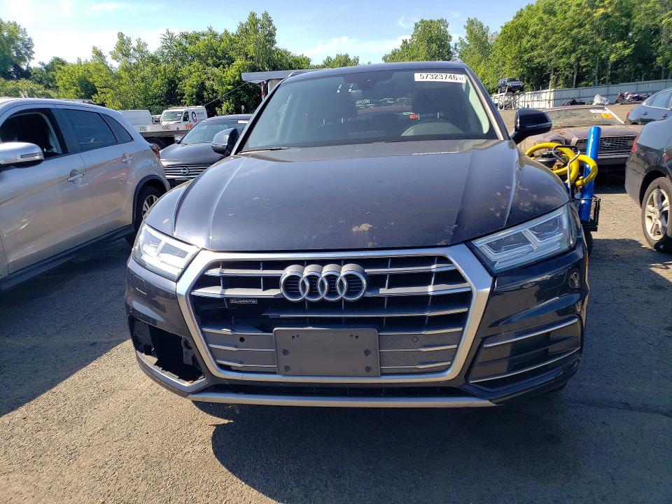 2018 Audi Q5 VIN WA1BNAFY7J2021067 COPART salvage auction — FRONT END, CT - CERTIFICATE OF TITLE, sold $9,500 on 2026-07-07 (photo 5)