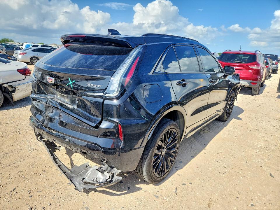 2024 Cadillac Xt4 VIN 1GYFZER49RF242826 COPART salvage auction — FRONT END, TX - SALVAGE VEHICLE TITLE, sold $8,300 on 2026-09-03 (photo 3)