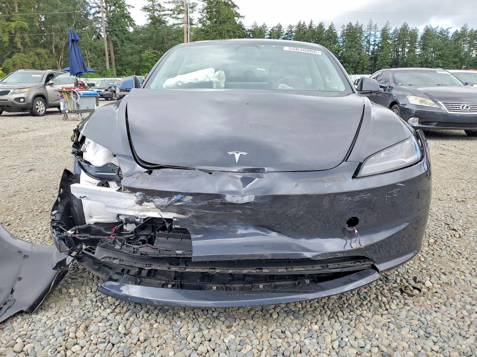 2025 Tesla Model 3 VIN 5YJ3E1EA4SF970296 COPART salvage auction — FRONT END, Wa - Bill Of Sale, sold $6,200 on 2026-07-28 (photo 5)