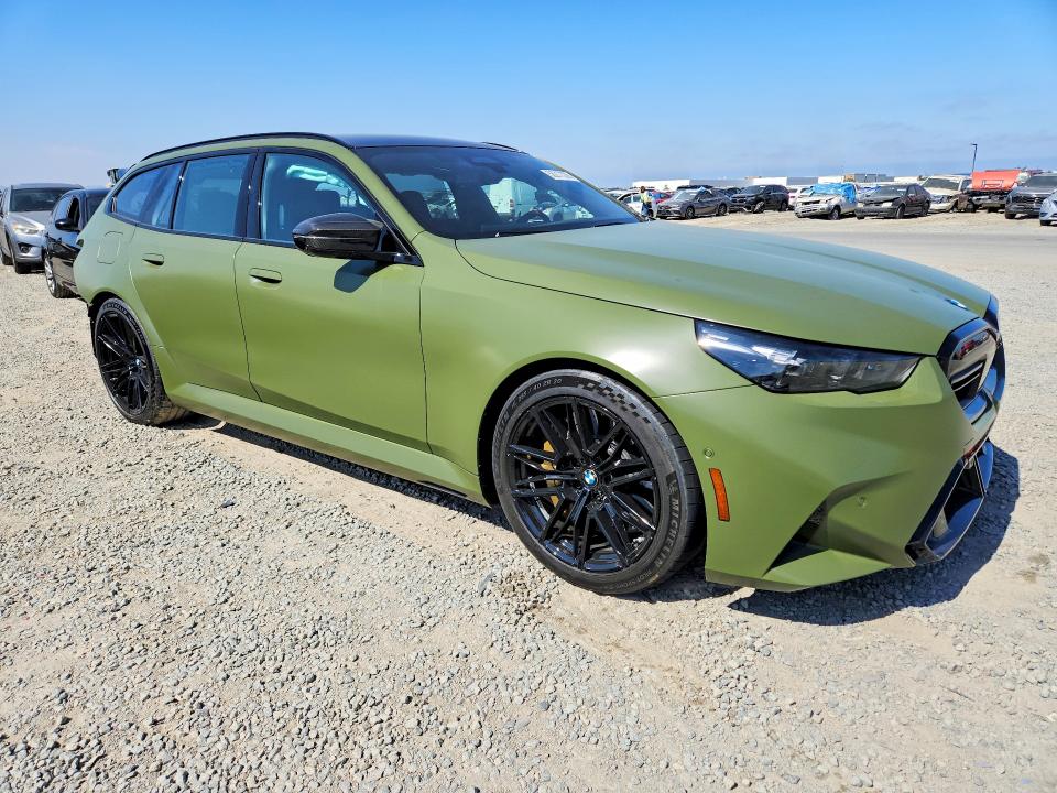 2026 BMW M5 VIN WBS83GV06TCW71762 COPART salvage auction — REAR END, Ca - Salvage Certificate, sold $74,500 on 2026-07-02 (photo 4)