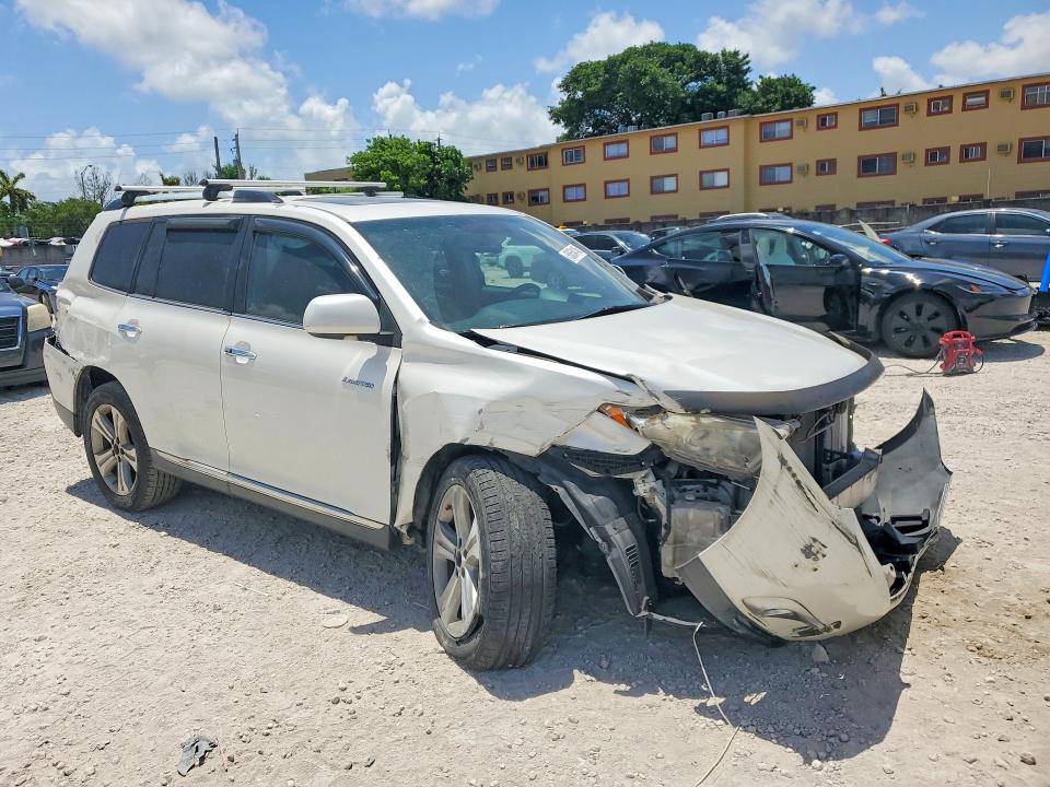 2012 Toyota VIN 5TDYK3EH4CS061379 COPART salvage auction — FRONT END, Fl - Cert Of Title Slvg Rebuildable, sold $2,350 on 2026-07-31 (photo 4)