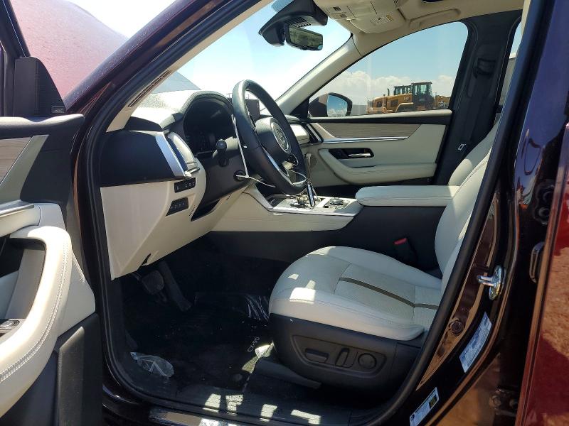 2025 Mazda Cx-90 VIN JM3KKDHC9S1195836 COPART salvage auction — FRONT END, Tx - Salvage Vehicle Title, sold $15,500 on 2026-07-14 (photo 7)