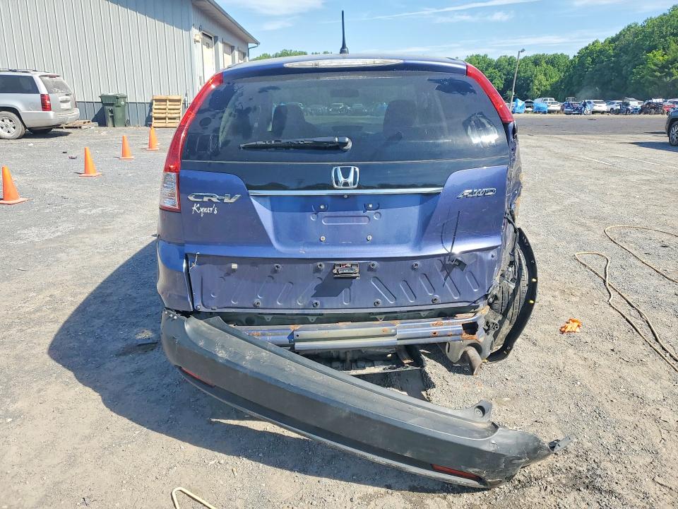 2014 Honda VIN 2HKRM4H54EH668056 COPART salvage auction — REAR END, Pa - Certificate Of Salvage, sold $2,000 on 2026-07-02 (photo 6)