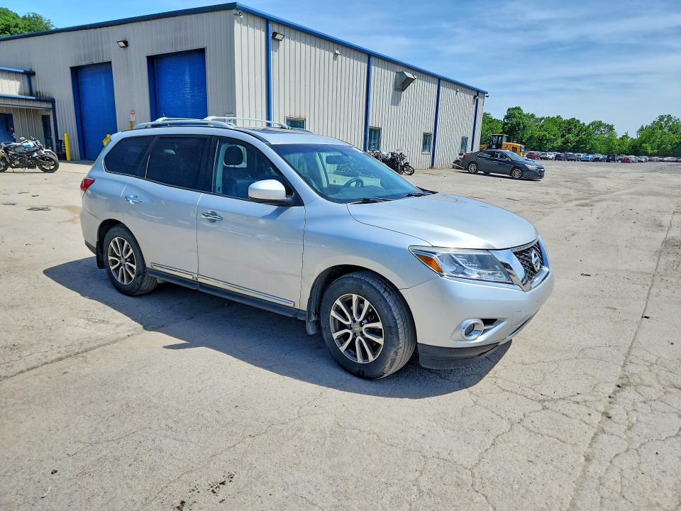 2015 Nissan Pathfinder VIN 5N1AR2MM5FC638377 COPART salvage auction — SIDE, Pa - Certificate Of Salvage, sold $1,450 on 2026-07-02 (photo 4)