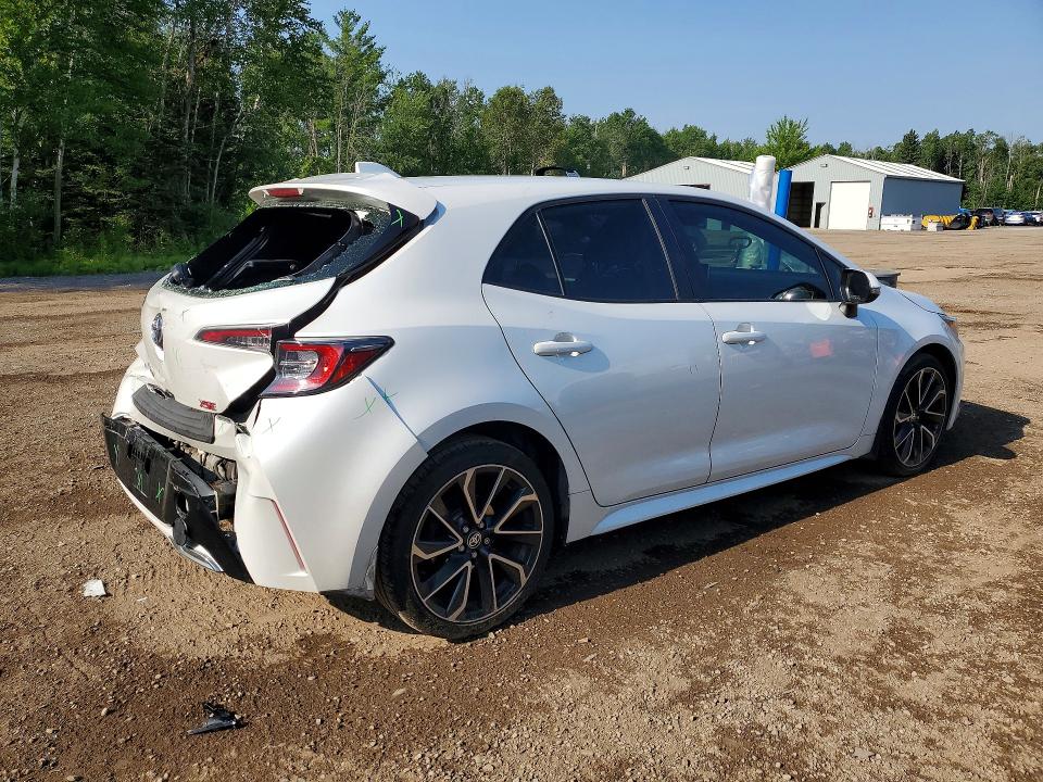 2021 Toyota Corolla VIN JTNK4MBE0M3116974 COPART salvage auction — REAR END, On - Permit Salvage, sold $3,100 on 2026-07-23 (photo 3)