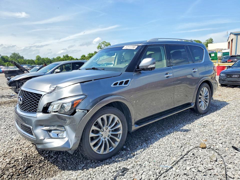 2015 Infiniti VIN JN8AZ2NF4F9573804 COPART salvage auction — FRONT END, AL - CERT OF TITLE-SALVAGE TITLE, sold $2,400 on 2026-07-28 (photo 1)
