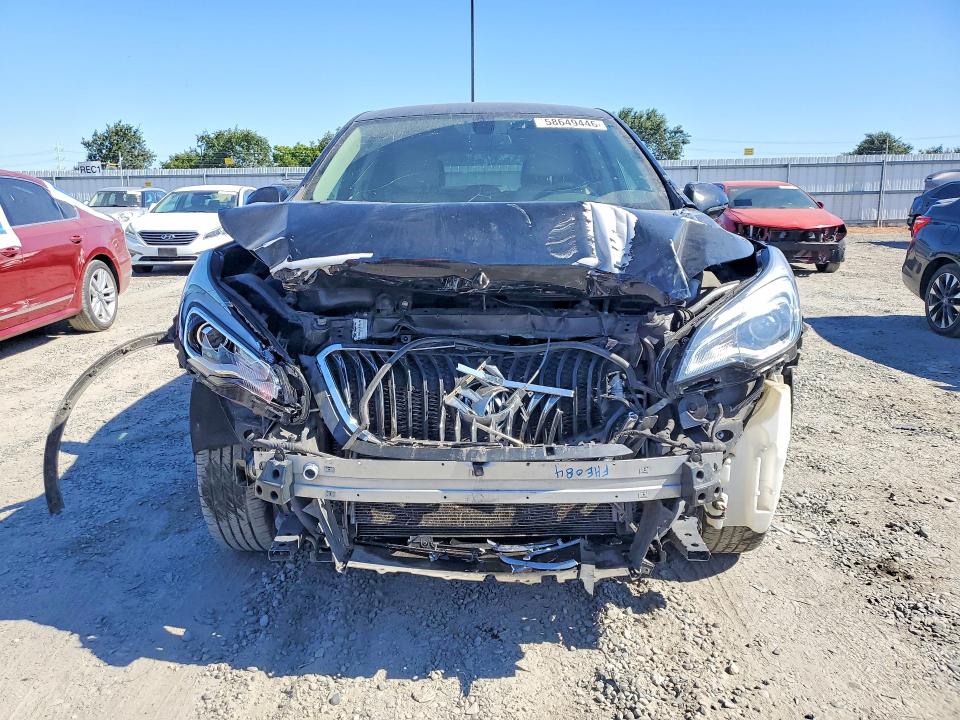 2017 Buick Envision VIN LRBFXASA0HD127805 COPART salvage auction — FRONT END, Ca - Salvage Certificate, sold $350 on 2026-07-09 (photo 5)