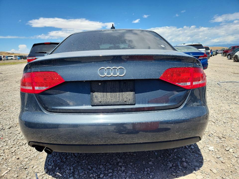 2011 Audi A4 VIN WAUFFAFL0BN039741 COPART salvage auction — FRONT END, Ut - Salvage Certificate, sold $700 on 2026-07-28 (photo 6)