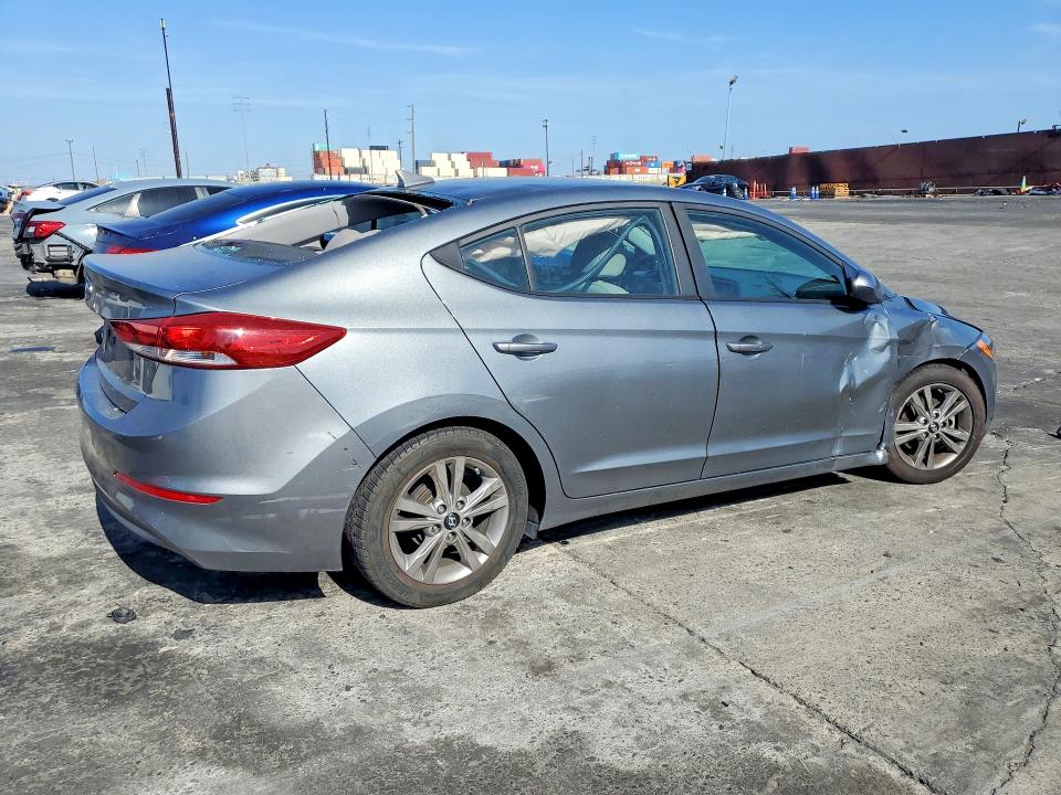 2017 Hyundai Elantra VIN KMHD84LF8HU241757 COPART salvage auction — FRONT END, Salvage Title, sold $2,100 on 2026-07-15 (photo 3)