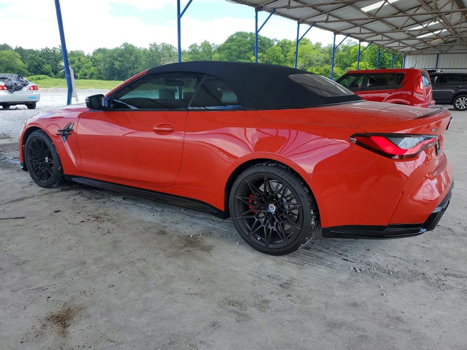 2023 BMW M4 VIN WBS33BA00PCM43846 COPART salvage auction — FRONT END, Ga - Cert Of Title-Salvage, sold $26,250 on 2026-07-30 (photo 2)