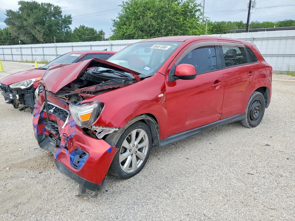2015 Mitsubishi VIN 4A4AP3AU4FE021182 COPART salvage auction — FRONT END, Tx - Salvage Vehicle Title, sold $375 on 2026-07-09 (photo 1)