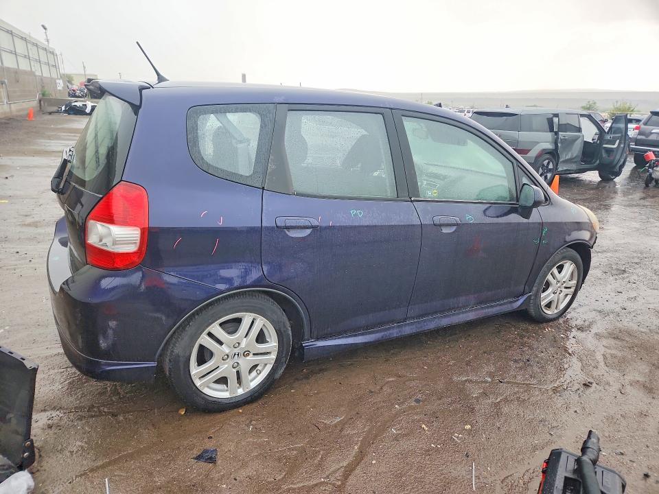 2008 Honda Fit VIN JHMGD38608S024729 COPART salvage auction — FRONT END, NM - CERT OF TITLE-SALVAGE (P), sold $1,150 on 2026-07-16 (photo 3)