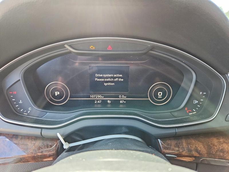 2018 Audi Q5 VIN WA1BNAFY1J2034459 COPART salvage auction — MECHANICAL, Pa - Cert Of Title, sold $6,100 on 2026-07-09 (photo 9)