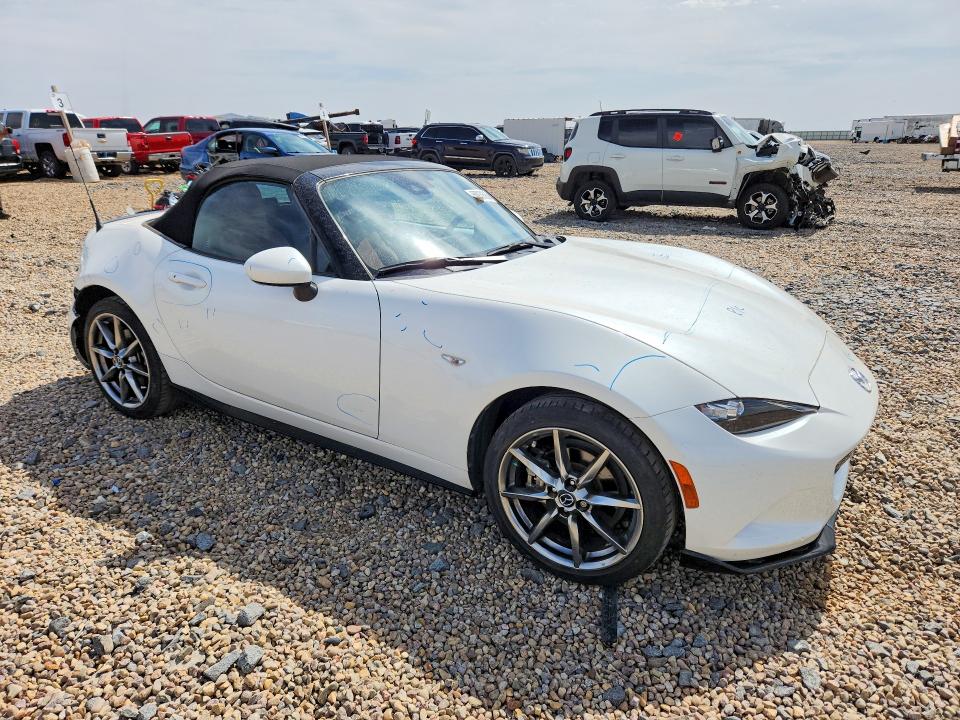 2022 Mazda Mx-5 VIN JM1NDAD77N0503877 COPART salvage auction — FRONT END, Tx - Salvage Vehicle Title, sold $7,100 on 2026-08-18 (photo 4)