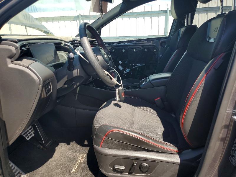 2023 Hyundai Tucson VIN KM8JFCAE1PU213987 COPART salvage auction — FRONT END, Va - Cert Of Title - Salvage, sold $7,100 on 2026-07-22 (photo 7)