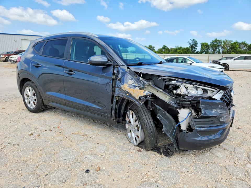 2021 Hyundai Tucson VIN KM8J33A42MU381195 COPART salvage auction — FRONT END, TX - CERTIFICATE OF TITLE, sold $3,000 on 2026-07-16 (photo 4)