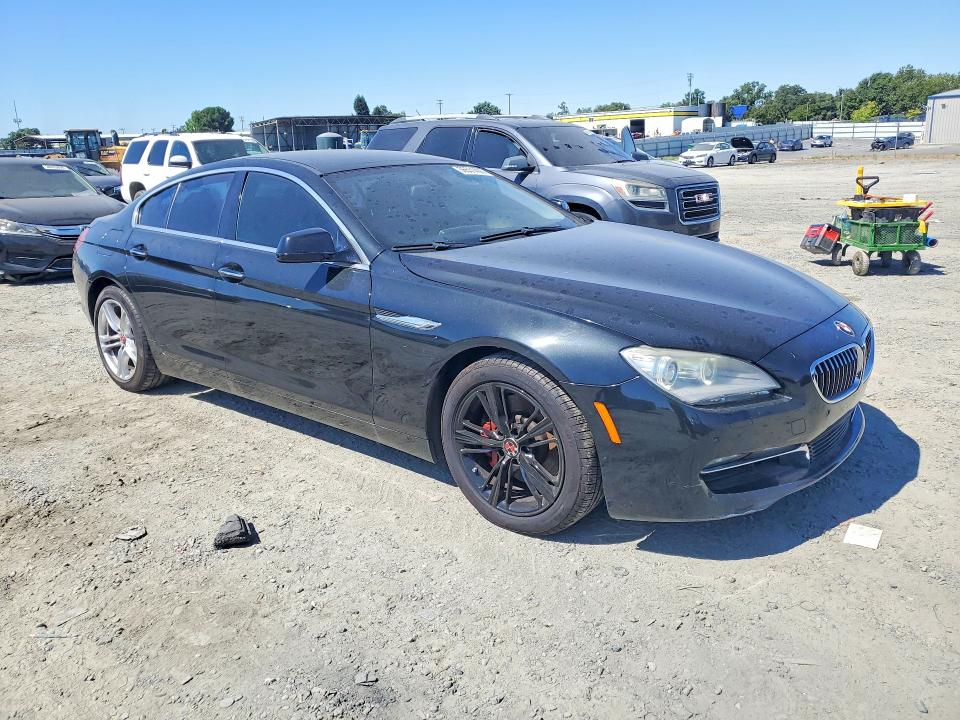 2014 BMW 6 series VIN WBA6B8C53ED452743 COPART salvage auction — MINOR DENT/SCRATCHES, In - Cert Of Title - Rebuilt Vehicl, sold $3,000 on 2026-07-09 (photo 4)