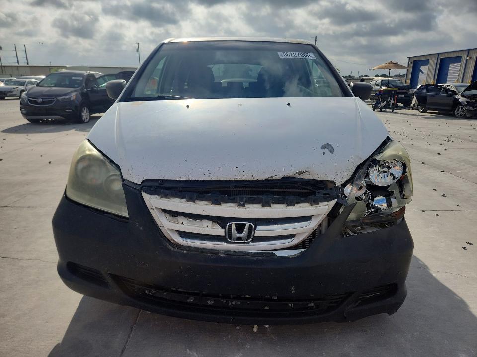 2007 Honda Odyssey VIN 5FNRL38297B004680 COPART salvage auction — FRONT END, Tx - Salvage Vehicle Title, sold $375 on 2026-07-02 (photo 5)