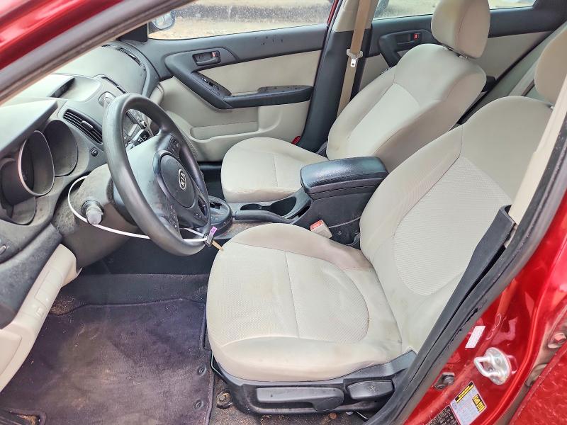 2010 Kia Forte VIN KNAFU4A26A5863182 COPART salvage auction — FRONT END, Al - Cert Of Title-Salvage Title, sold $275 on 2026-07-22 (photo 7)