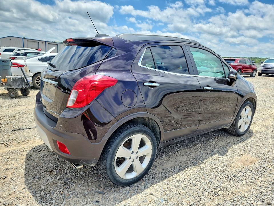 2015 Buick Encore VIN KL4CJASB8FB254593 COPART salvage auction — HAIL, AR - CERT OF TITLE-SALVAGE, sold $2,750 on 2026-07-13 (photo 3)