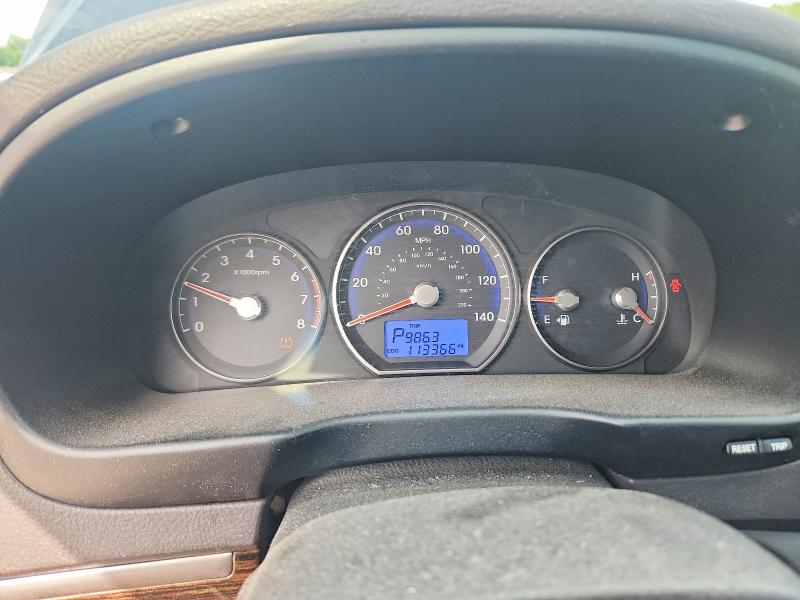 2012 Hyundai Santa fe VIN 5XYZGDAB0CG097483 COPART salvage auction — REAR END, Salvage Title, sold $1,400 on 2026-07-16 (photo 9)