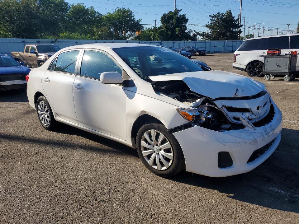 2012 Toyota Corolla VIN 5YFBU4EE8CP055010 COPART salvage auction — FRONT END, Oh - Cert Of Title-Salvage, sold $2,200 on 2026-07-17 (photo 4)