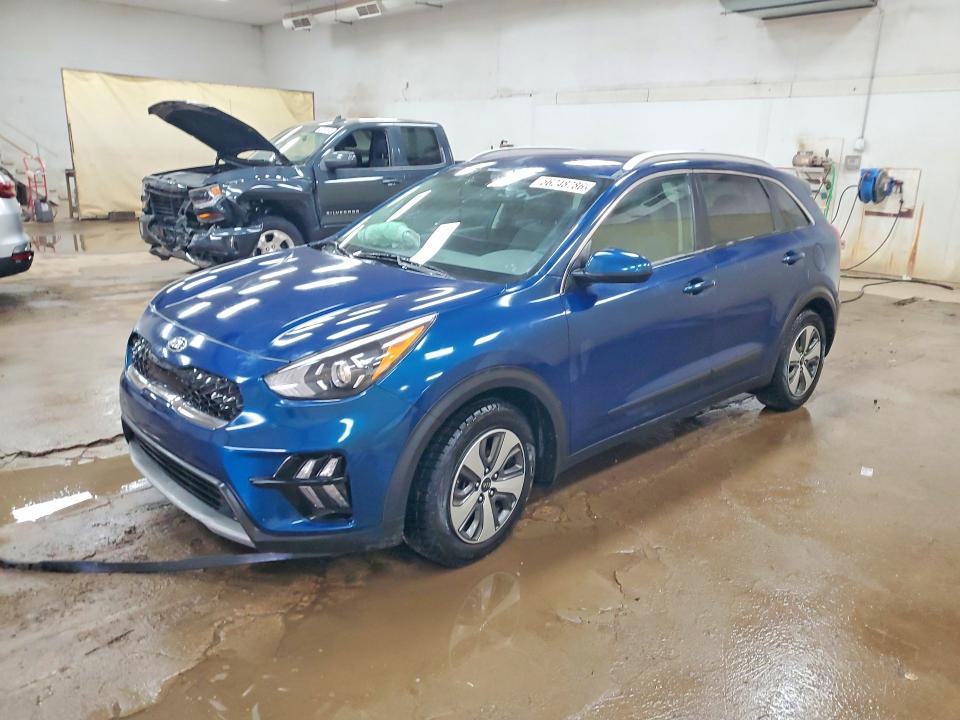 2020 Kia Niro VIN KNDCB3LC3L5419627 COPART salvage auction — FRONT END, Mi - Certificate Of Title, sold $250 on 2026-07-29 (photo 1)