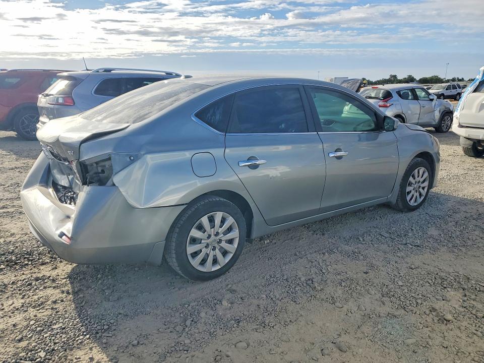 2013 Nissan Sentra VIN 3N1AB7AP6DL619989 COPART salvage auction — REAR END, CA - SALVAGE CERTIFICATE, sold $275 on 2026-07-02 (photo 3)