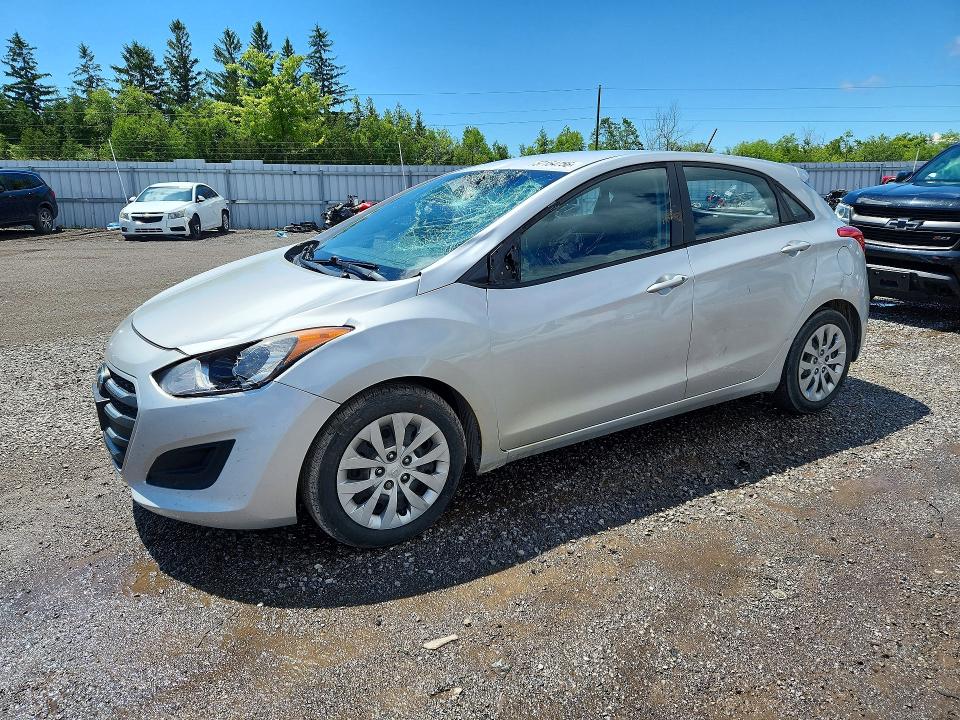 2016 Hyundai Elantra VIN KMHD25LH6GU331786 COPART salvage auction — FRONT END, On - Permit No Brand - Unfit, sold $1,050 on 2026-07-07 (photo 1)