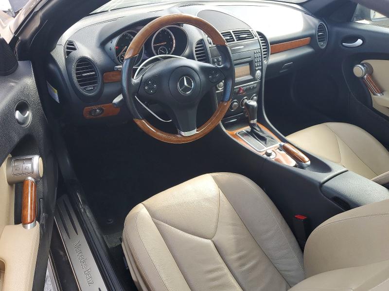 2009 Mercedes-benz Slk-class VIN WDBWK54F99F208788 COPART salvage auction — FRONT END, Fl - Cert Of Title Slvg Rebuildable, sold $2,050 on 2026-07-21 (photo 8)