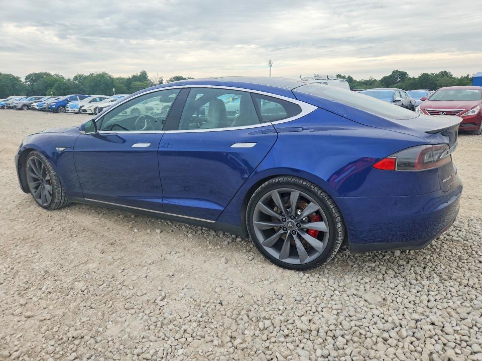 2016 Tesla VIN 5YJSA1E40GF125499 COPART salvage auction — HAIL, MO - SALVAGE CERTIFICATE OF TITLE, sold $5,200 on 2026-07-27 (photo 2)
