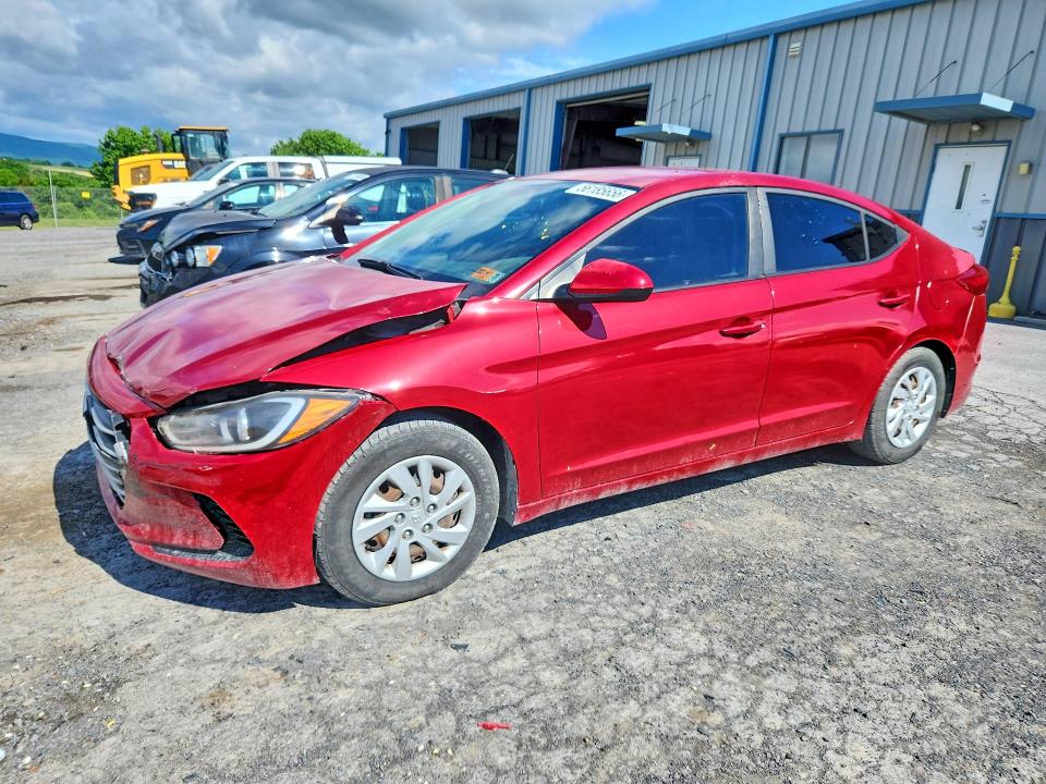 2017 Hyundai VIN KMHD74LFXHU088883 COPART salvage auction — FRONT END, PA - CERTIFICATE OF SALVAGE, sold $900 on 2026-07-02 (photo 1)