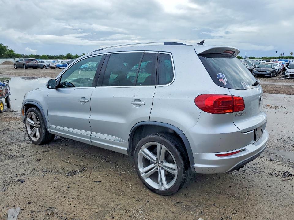 2016 Volkswagen Tiguan VIN WVGAV7AX7GW052447 COPART salvage auction — FRONT END, Tx - Salvage Vehicle Title, sold $2,000 on 2026-07-14 (photo 2)