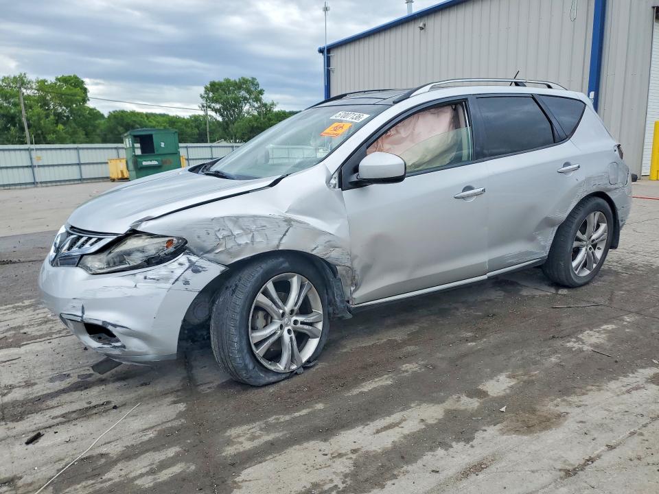2014 Nissan Murano VIN JN8AZ1MU4EW414209 COPART salvage auction — FRONT END, Tn - Salvage Certificate, sold $450 on 2026-07-27 (photo 1)