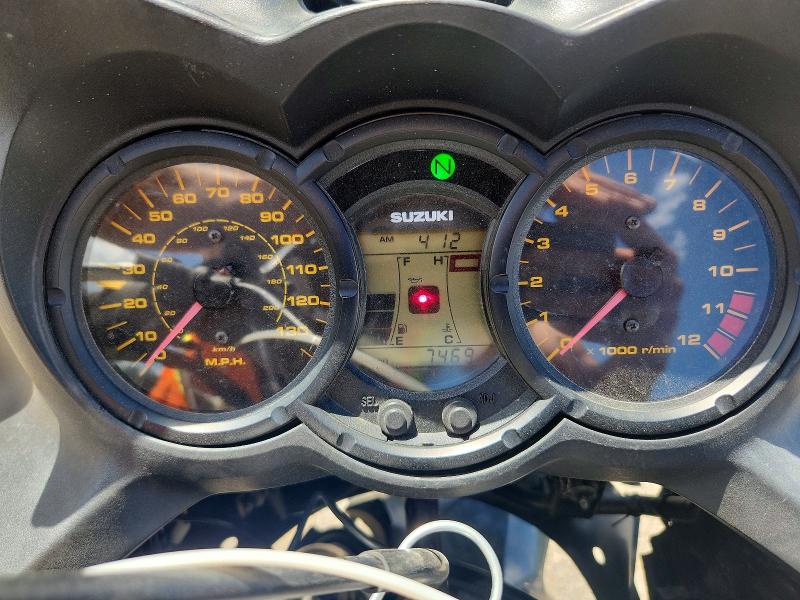 2008 Suzuki Dl650 VIN JS1VP54A982100609 COPART salvage auction — FRONT END, Md - Cert Of Salvage > 75% Damage, sold $125 on 2026-07-23 (photo 7)