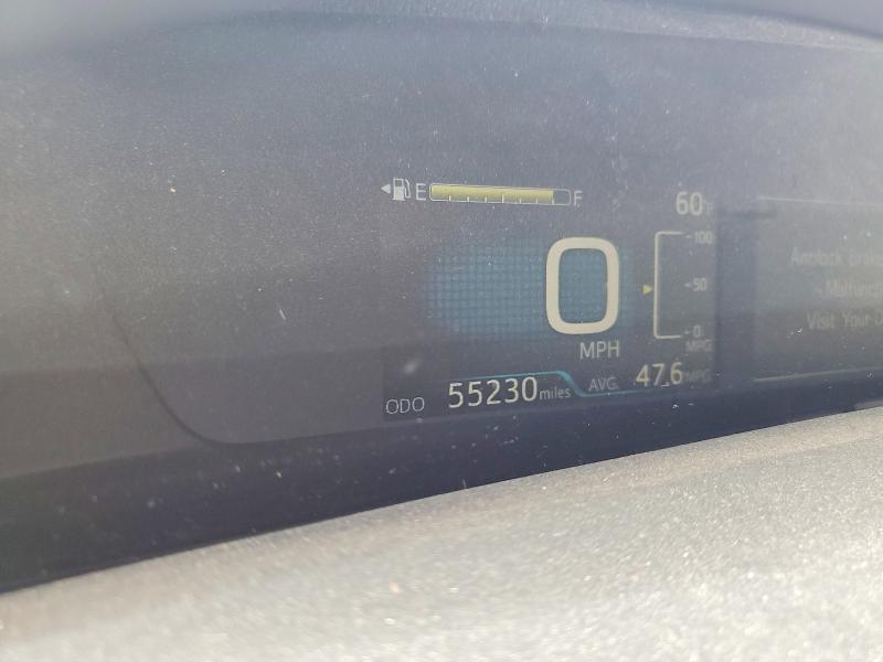 2017 Toyota Prius VIN JTDKBRFU7H3032617 COPART salvage auction — FRONT END, OR - SALVAGE TITLE CERTIFICATE (P), sold $850 on 2026-07-29 (photo 9)