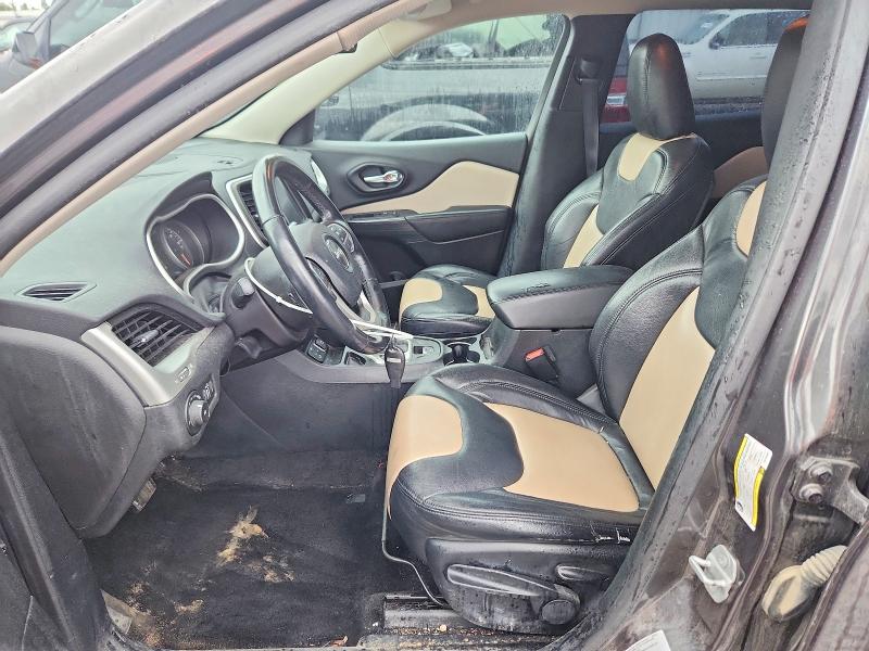 2016 Jeep Cherokee VIN 1C4PJLCB8GW136586 COPART salvage auction — HAIL, Wv - Salvage Certificate, sold $1,050 on 2026-07-22 (photo 7)