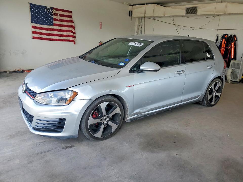 2017 Volkswagen Golf gti VIN 3VW4T7AU8HM056583 COPART salvage auction — REAR END, Tx - Salvage Vehicle Title, sold $5,400 on 2026-07-31 (photo 1)