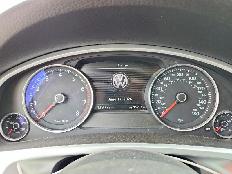 2017 Volkswagen VIN WVGGF7BP7HD002716 COPART salvage auction — REAR END, Tx - Salvage Vehicle Title, sold $1,650 on 2026-07-16 (photo 9)