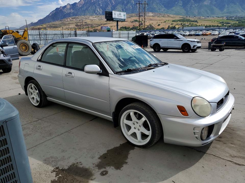 2002 Subaru Impreza VIN JF1GD67592G506143 COPART salvage auction — SIDE, Ut - Salvage Certificate, sold $875 on 2026-07-13 (photo 4)