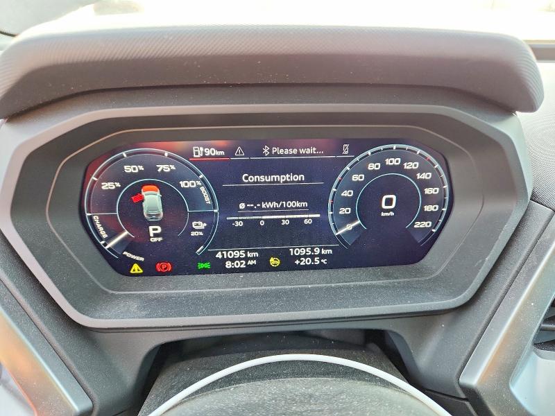2023 Audi Q4 e-tron VIN WA1G2AFZ4PP072027 COPART salvage auction — FRONT END, On - Permit Salvage, sold $14,000 on 2026-07-16 (photo 9)