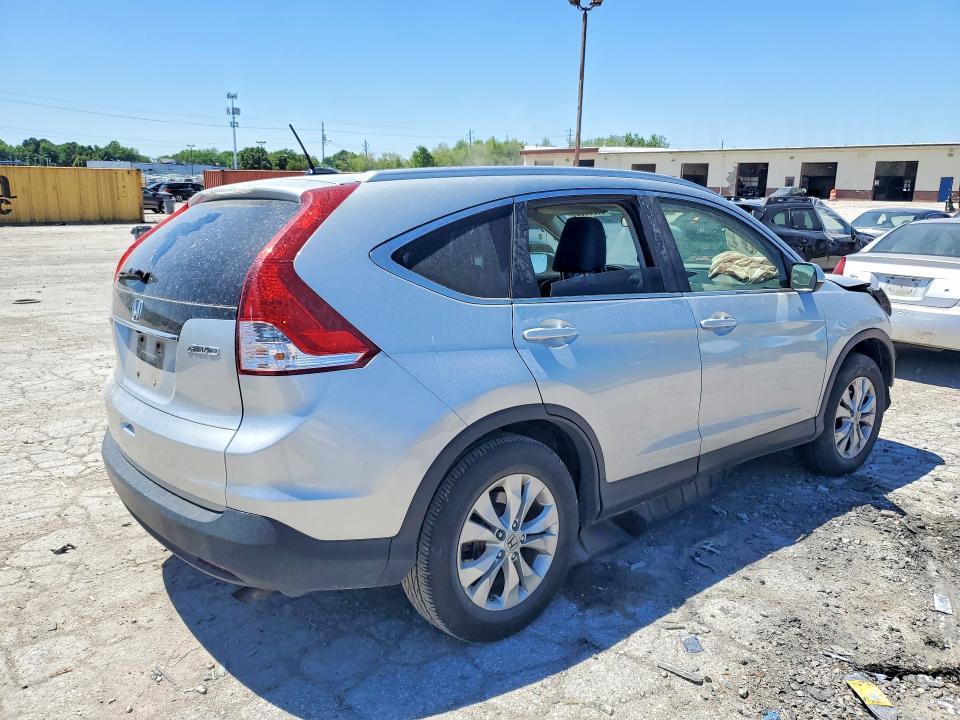 2012 Honda VIN JHLRM4H77CC015301 COPART salvage auction — FRONT END, In - Cert Of Title-Salvage Title, sold $2,250 on 2026-07-10 (photo 3)