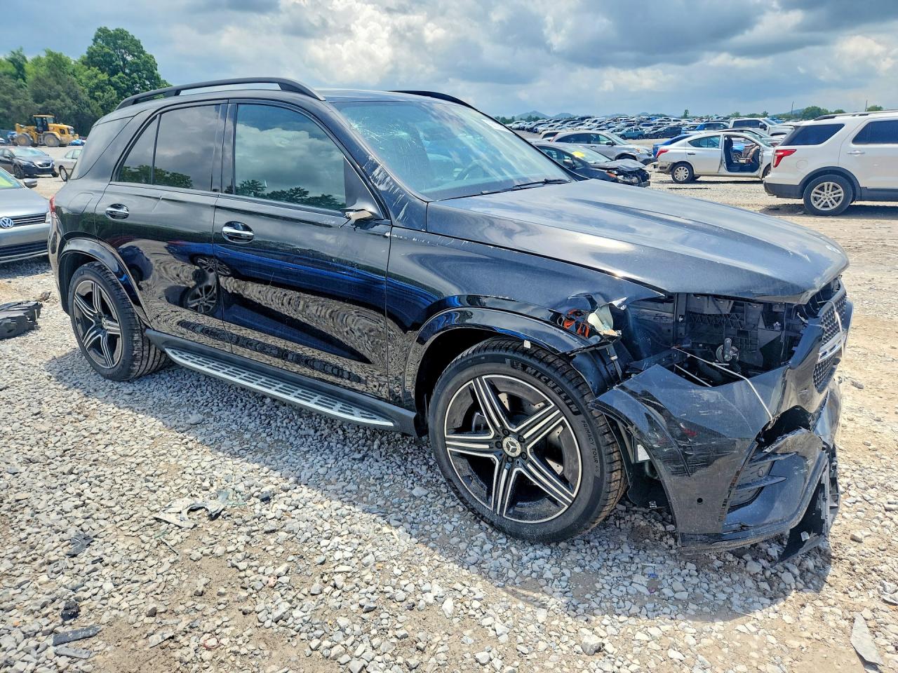2026 Mercedes-Benz GLE-Class VIN 4JGFB5KBXTB633917 COPART salvage auction — Front End, TN - SALVAGE CERTIFICATE, sold $45,250 on 2026-06-25 (photo 4)