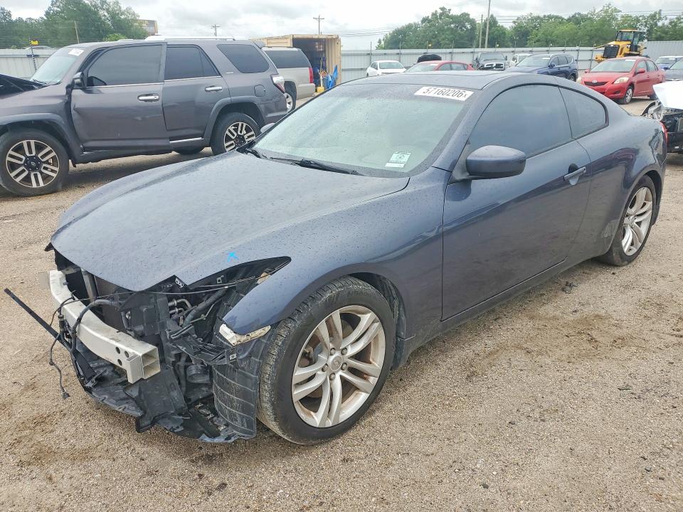 2010 Infiniti G37 VIN JN1CV6EK3AM102000 COPART salvage auction — FRONT END, AL - CERT OF TITLE-SALVAGE TITLE (P), sold $1,400 on 2026-07-09 (photo 1)