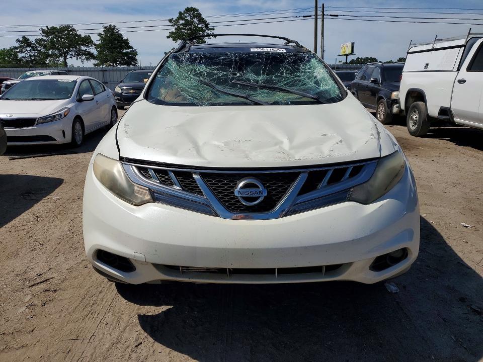 2011 Nissan Murano VIN JN8AZ1MU4BW059893 COPART salvage auction — ROLLOVER, AL - CERT OF TITLE-SALVAGE TITLE, sold $475 on 2026-07-09 (photo 5)