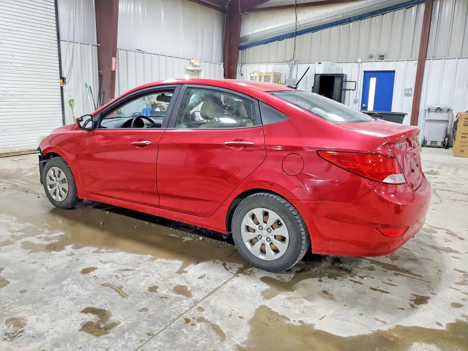 2016 Vulcan Accent VIN KMHCT4AEXGU162156 COPART salvage auction — FRONT END, Pa - Certificate Of Salvage, sold $850 on 2026-07-08 (photo 2)