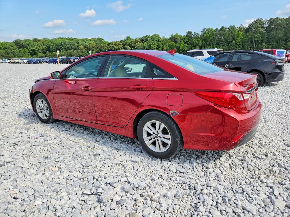 2014 Hyundai Sonata VIN 5NPEB4ACXEH832956 COPART salvage auction — FRONT END, Ga - Cert Of Title-Salvage, sold $1,400 on 2026-07-09 (photo 2)