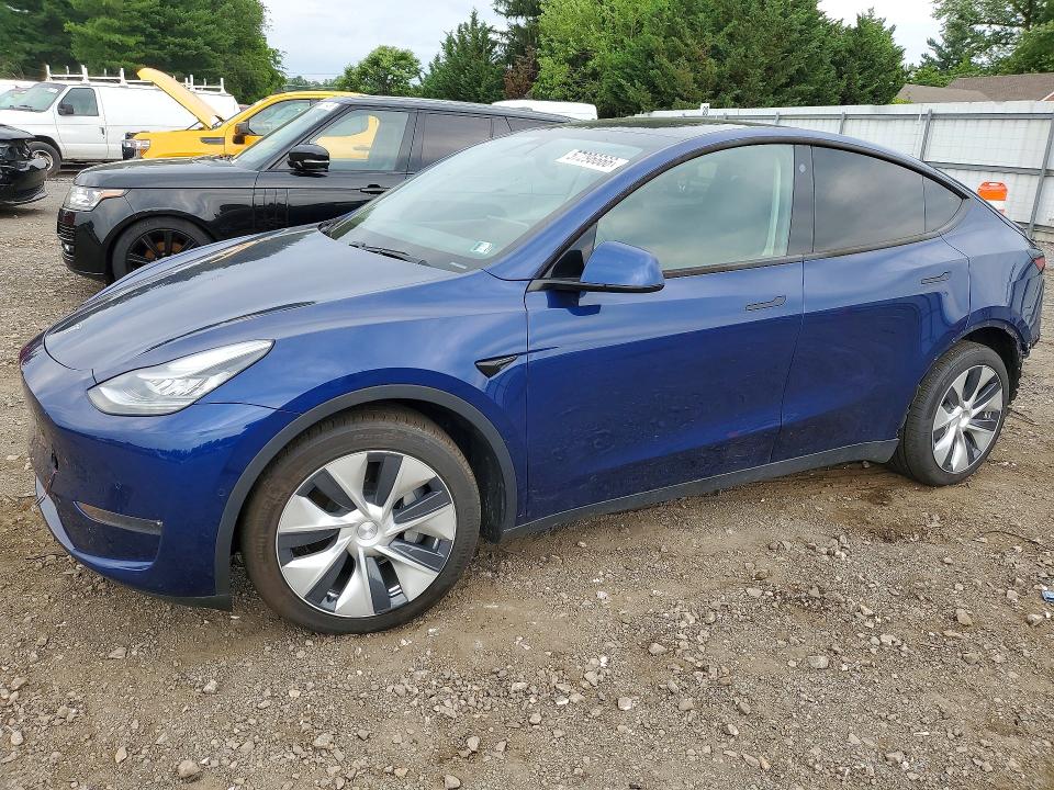 2021 Tesla Model y VIN 5YJYGDEE8MF074560 COPART salvage auction — REAR END, Pa - Certificate Of Salvage, sold $7,400 on 2026-07-06 (photo 1)